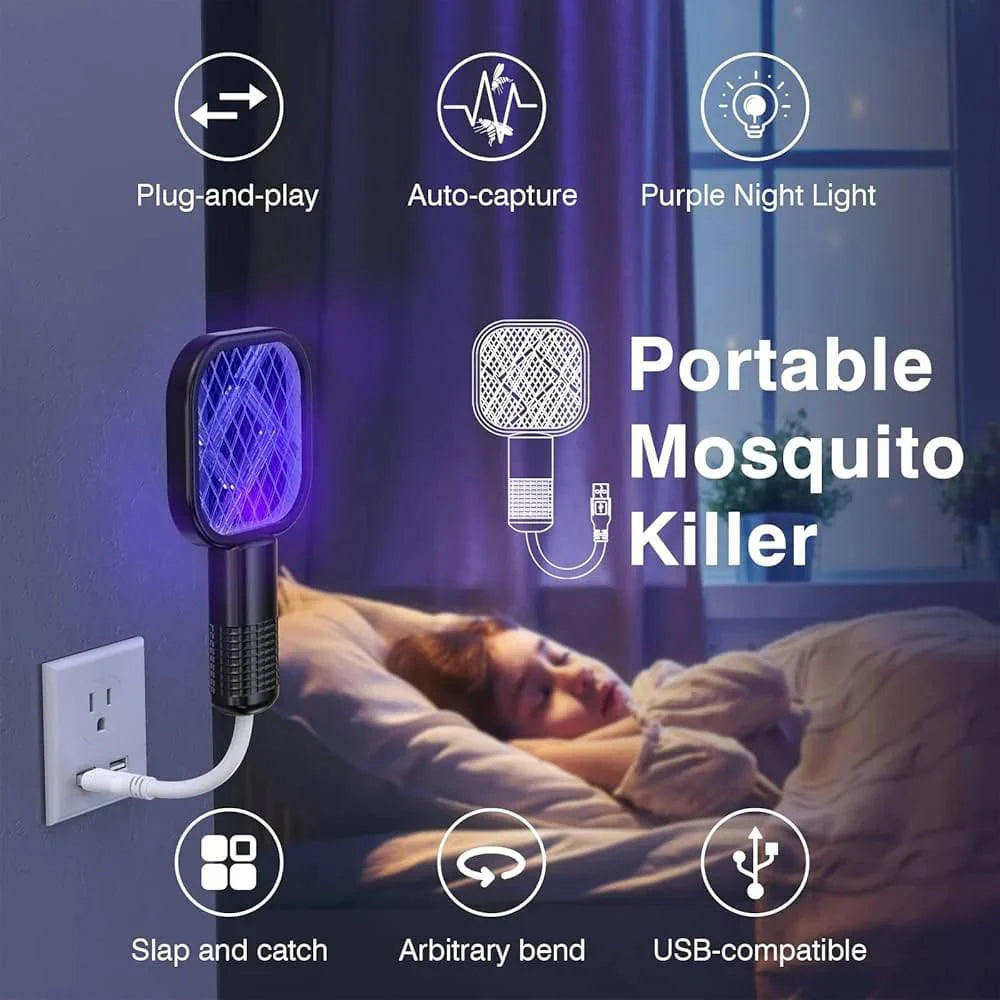 Mini USB Portable Electric Mosquito Racket