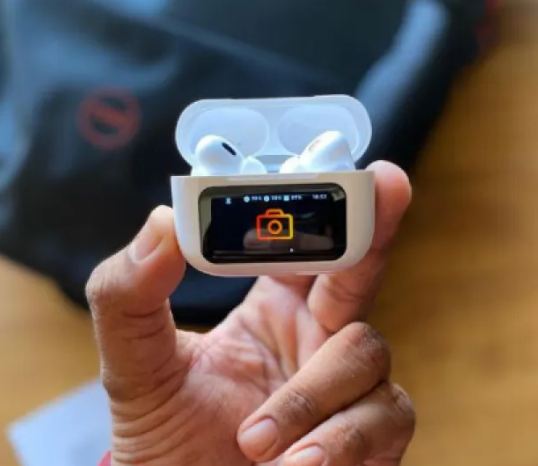 A9 Pro Airpods with touch display, ANC Feature, Extra Bass and Long Battery life (Latest Generation)