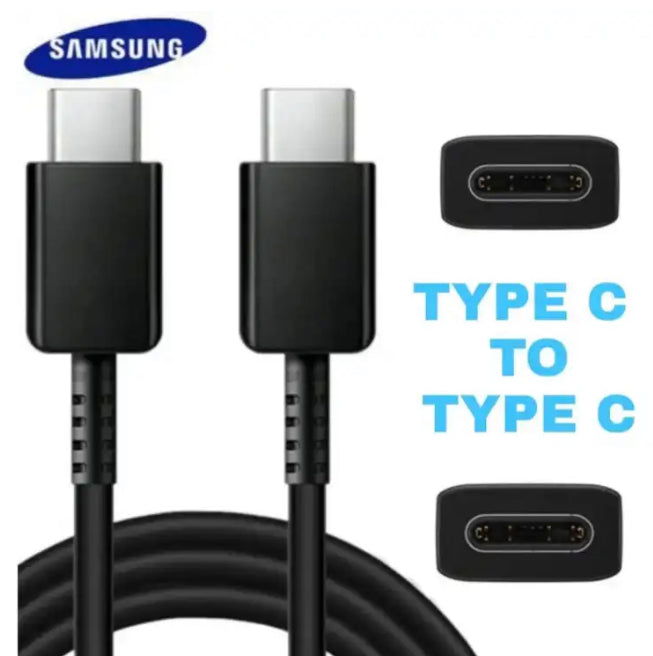 Pack of 2 : Samsung 25w Super Fast Charging with C-C Supported Lead