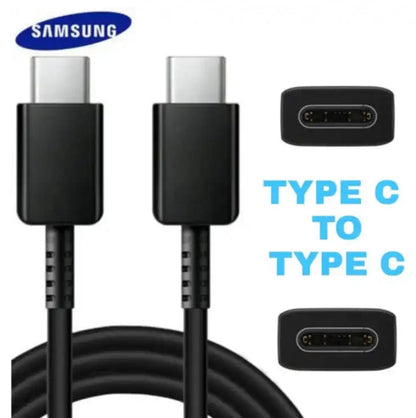 Pack of 2 : Samsung 25w Super Fast Charging with C-C Supported Lead