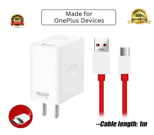 Pack of 2 : 30w OnePlus Supervooc with Supervooc supported Cable