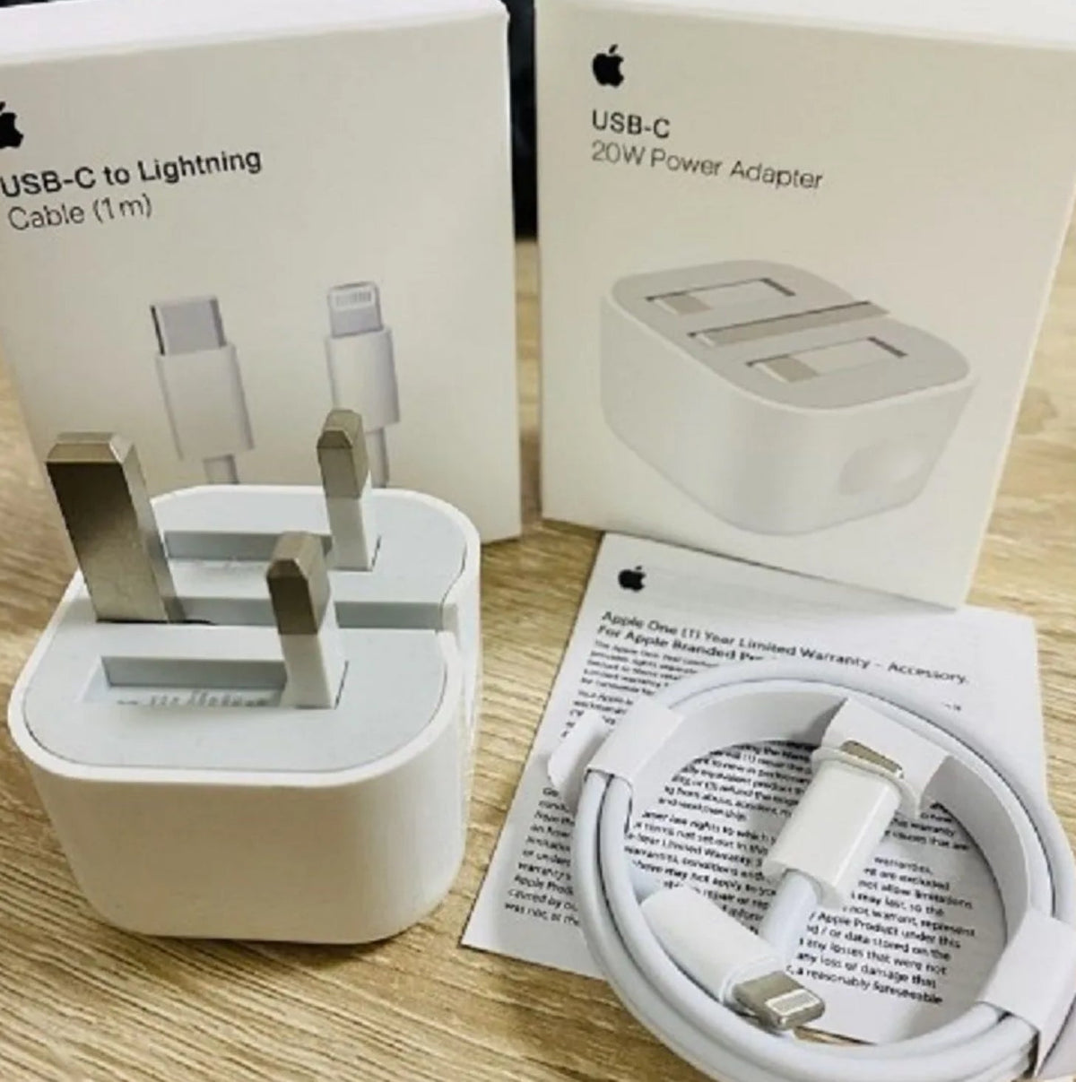 Pack of 2 :20w Original Adapter with 20w Lightning Cable