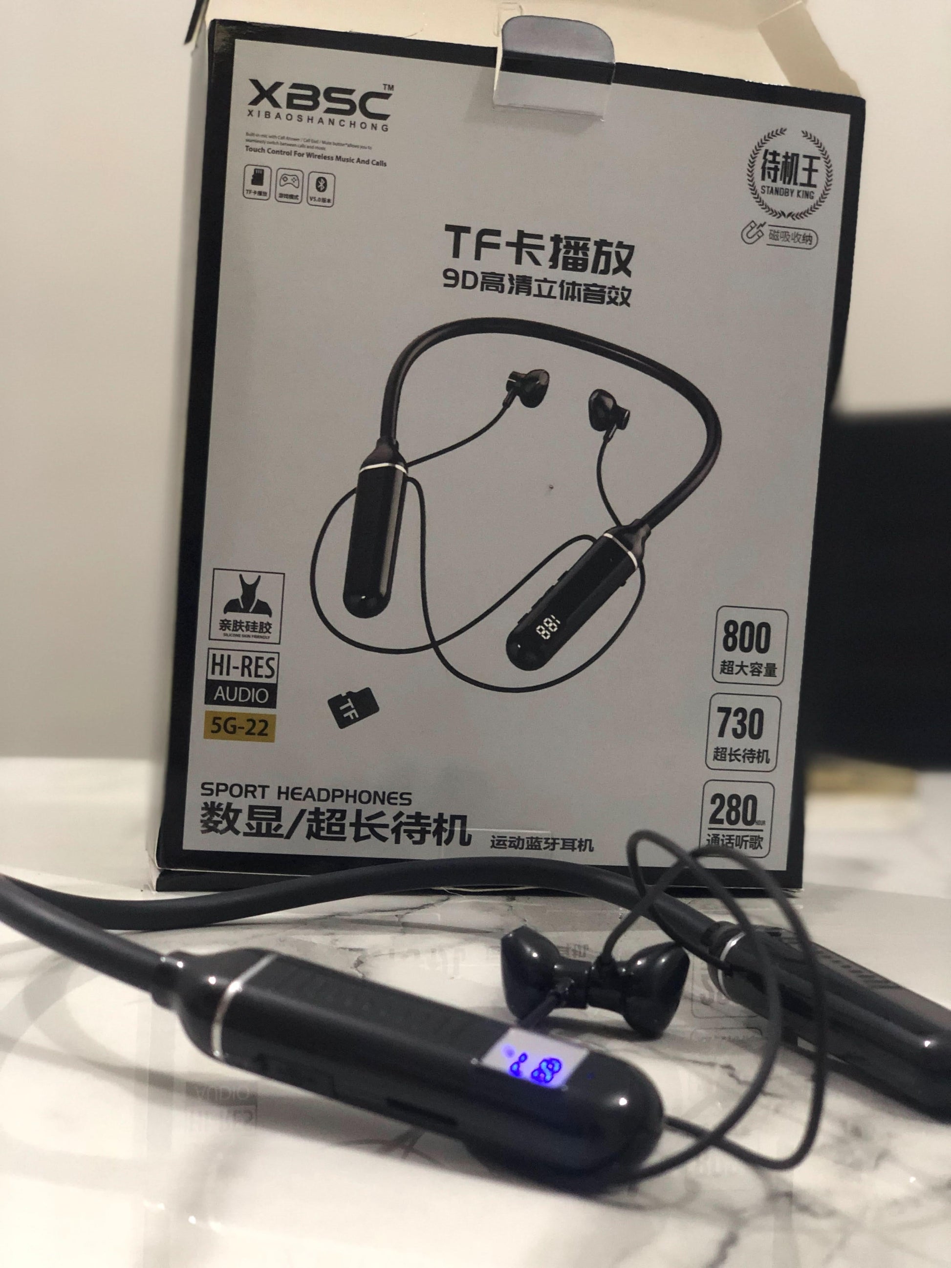 Next-Gen Neckband Earphones with Display | 280h Battery + Magnetic Lock - Pak Desire
