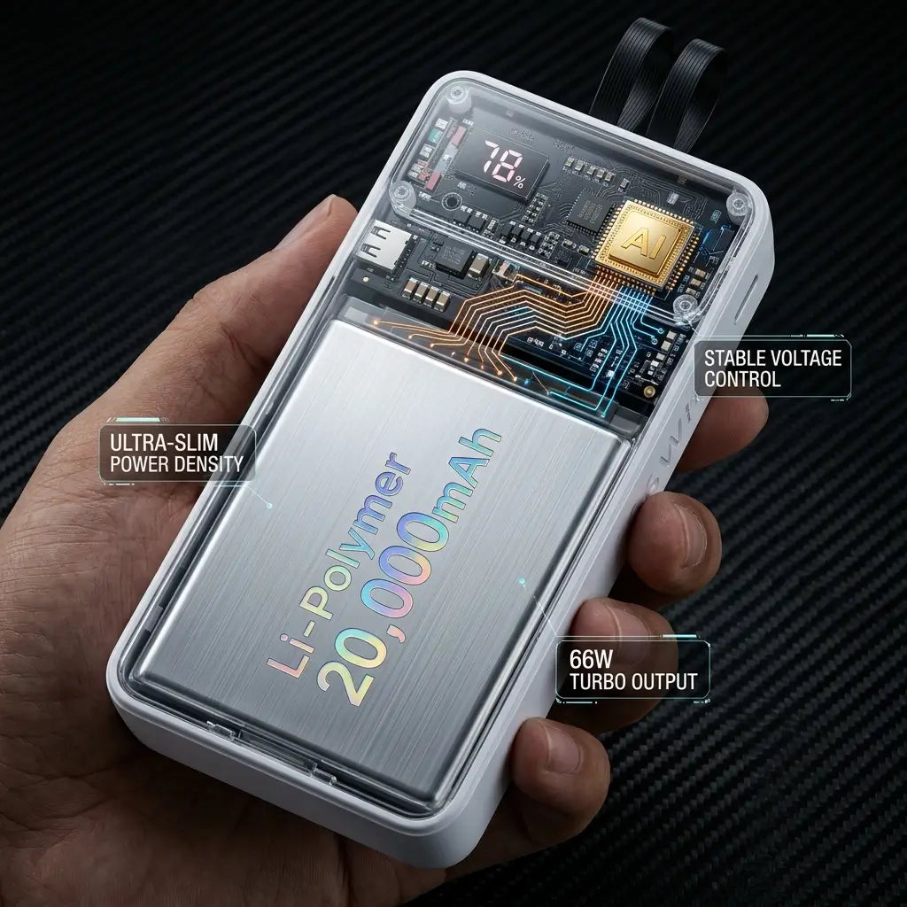 66W Fast Power Bank 20000MAH – Charge Laptop & Phone Anywhere