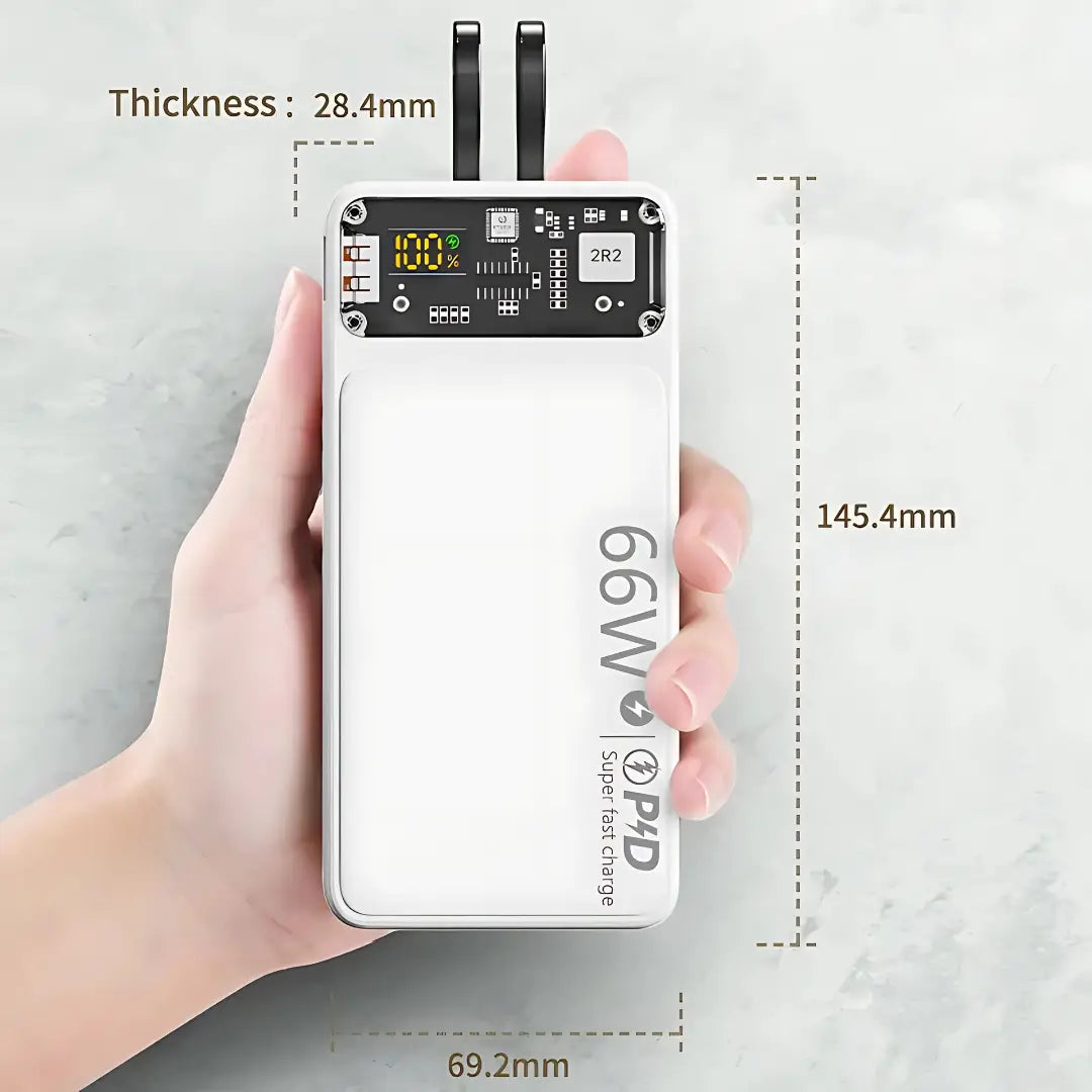 66W Fast Power Bank 20000MAH – Charge Laptop & Phone Anywhere