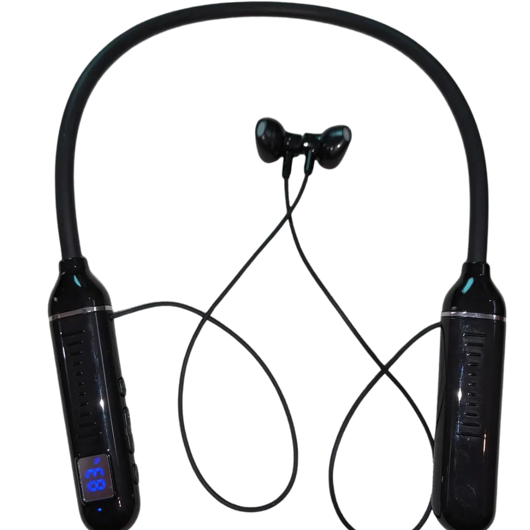 Next-Gen Neckband Earphones with Display | 280h Battery + Magnetic Lock