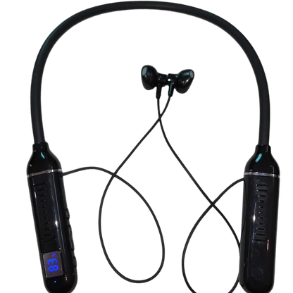 Next-Gen Neckband Earphones with Display | 280h Battery + Magnetic Lock