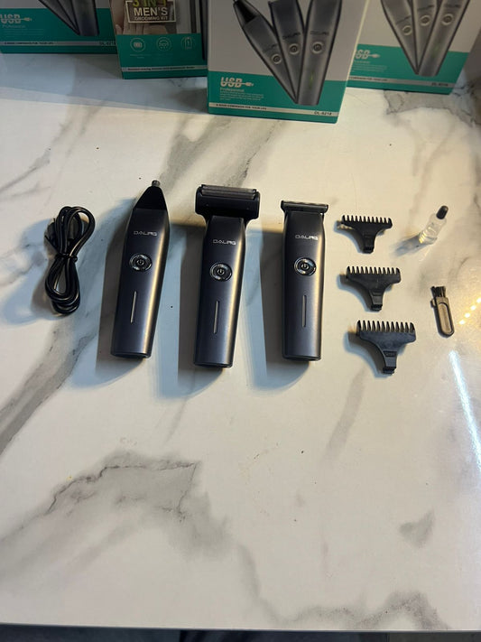 Daling DL-9218 3-in-1 Rechargeable Hair Clipper & Shaver – Compact & Powerful